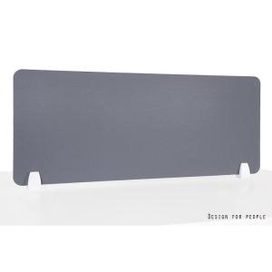 Biuro stalų akustinė sienelė | DESK DIVIDER 100X40 – WHITE