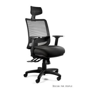 Profesionali Ergonominė Biuro kėdė | SAGA PLUS – BLACK MESH
