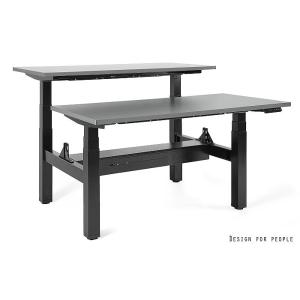 Elektrinis pakeliamas stalas biurui | FIGHTER DOUBLE DESK – FRAME AND TOP – 160X140 CM