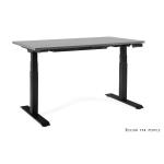 Elektrinis pakeliamas stalas biurui | GROW – BLACK – FRAME AND TOP – 160X70 CM