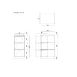 Biuro spintelė lentyna | CONTAINER XD-001-3D