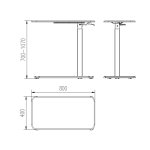 Biuro stalų aksesuaras | LAPTOP DESK