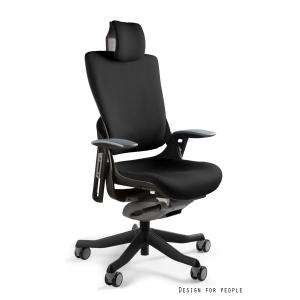 Profesionali Ergonominė Biuro kėdė | WAU 2 – BLACK/FABRIC