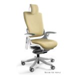 Profesionali Ergonominė Biuro kėdė | WAU 2 – WHITE/FABRIC