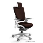Profesionali Ergonominė Biuro kėdė | WAU 2 – WHITE/FABRIC