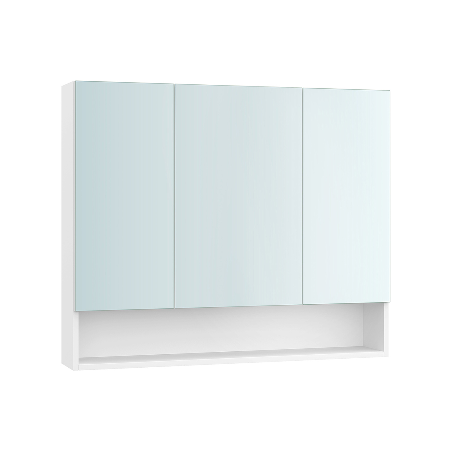 BBK130W01-1 Vonios spintelė su 3 durelėmis 16,5 x 90 x 75 cm