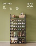 8 lygių batų lentyna iki 32 porų batų