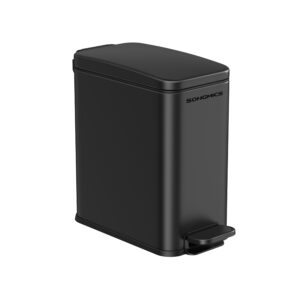 Kosmetikos kibirėlis 5 litrai Šiukšliadėžė | 29,9 x 14,4 x 29 cm | Juoda