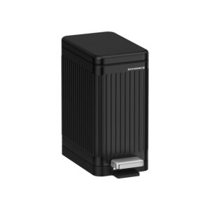 Kosmetikos kibirėlis 10 litrai Šiukšliadėžė | 33,5 x 16,8 x 34,5 cm | Juoda