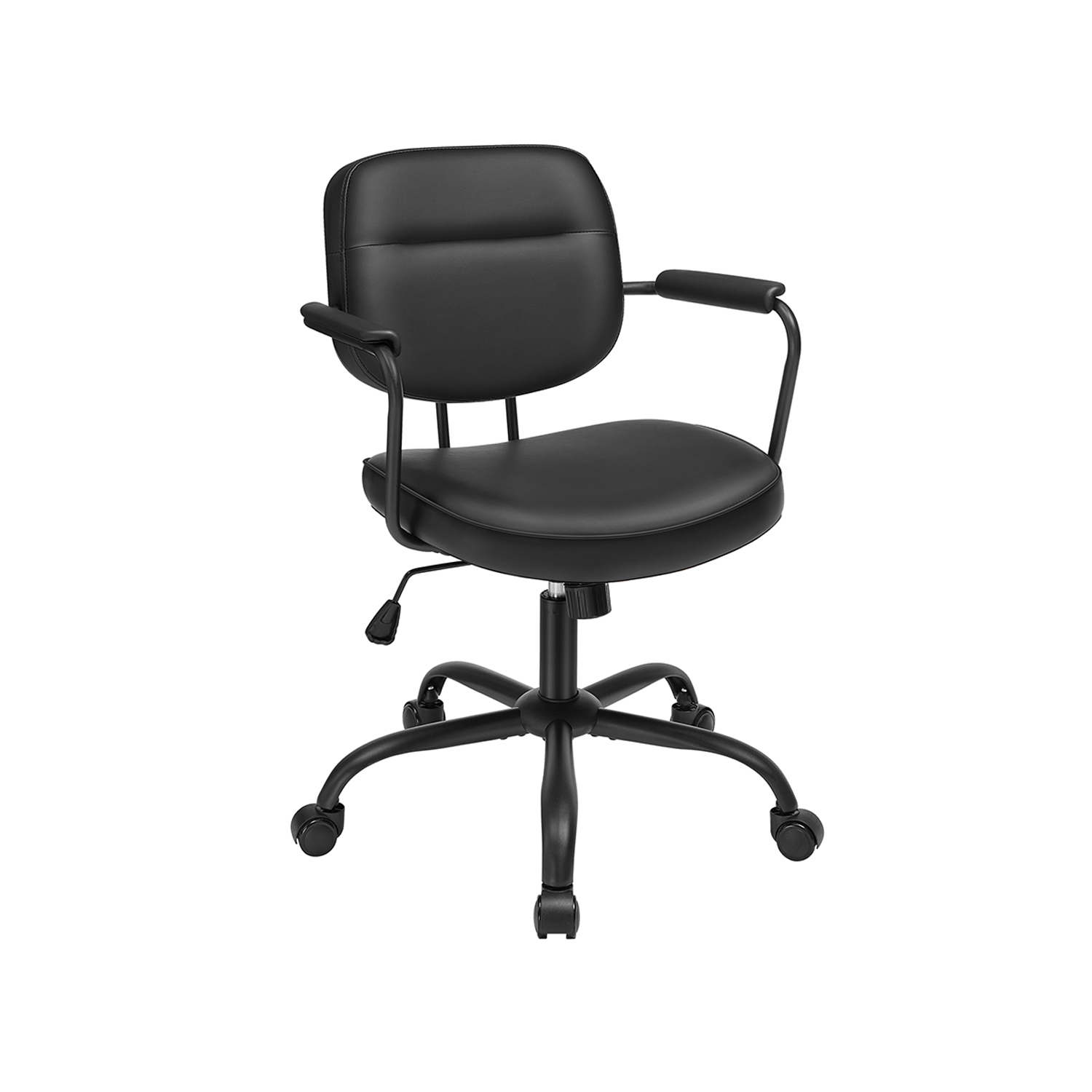 OBG033B01-1 Rašomojo stalo kėdė Reguliuojamo aukščio su porankiais | 60 x 60 | Juoda