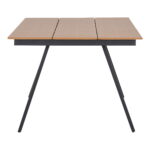 Toronto lauko valgomojo stalas | 100 x 74 x 220 cm | Juoda, Natūrali