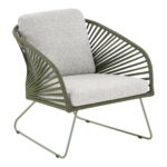 Novella lauko baldų komplektas | 71/162 x 73 x 78 cm | Pilka, Žalia