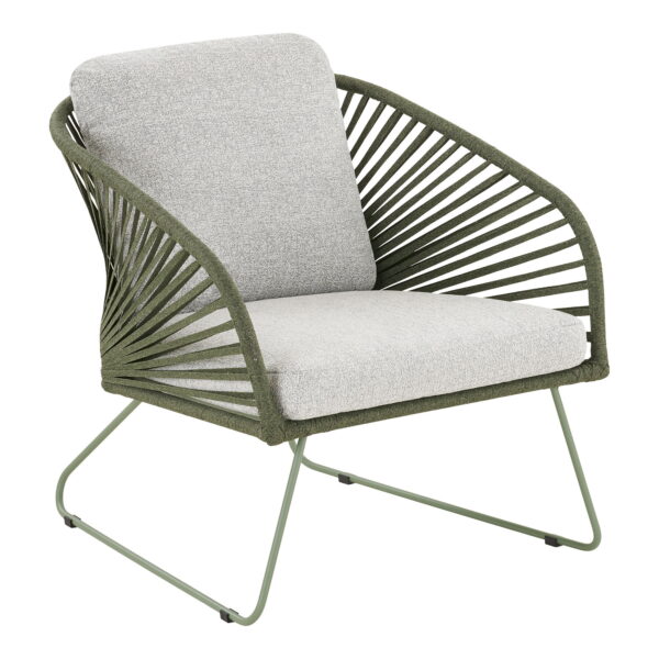 Novella lauko baldų komplektas | 71/162 x 73 x 78 cm | Pilka, Žalia