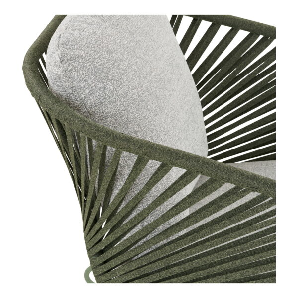 Novella lauko baldų komplektas | 71/162 x 73 x 78 cm | Pilka, Žalia