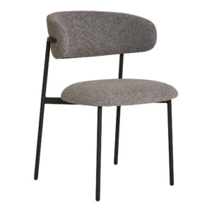 Valgomojo kėdė | 55 x 79,5 x 59 cm | Pilka