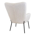 Teddy fotelis | 70 x 98 x 79 cm | Balta