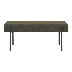 Modernus švelnus minkštasuolis | 100 x 42,5 x 36 cm | Žalia