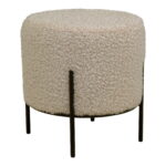 Pufas | 35,5 x 37 x 35,5 cm | Pilkai Rudas