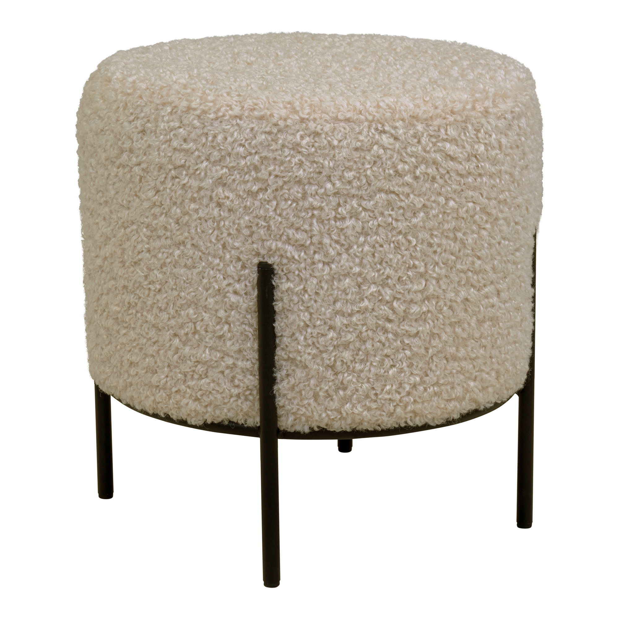 1501171 Pufas | 35,5 x 37 x 35,5 cm | Pilkai Rudas