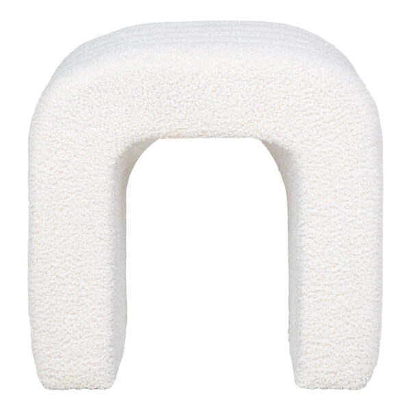 Pufas Teddy | 41 x 36,5 x 35 cm | Balta