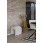 Pufas Teddy | 41 x 36,5 x 35 cm | Balta