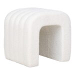 Pufas Teddy | 41 x 36,5 x 35 cm | Balta