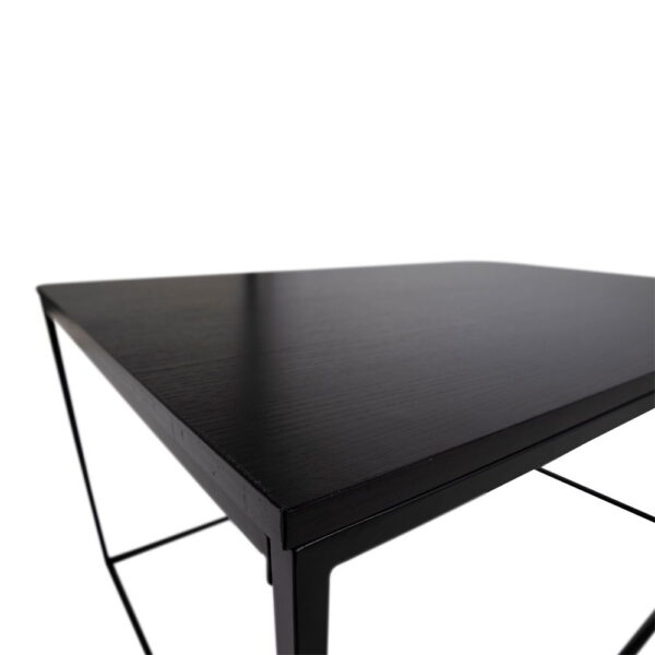 Modernus Kavos staliukas | 90 x 45 x 60 cm | Juoda