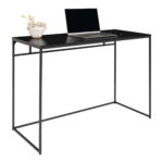Vita stalas | 100 x 75 x 45 cm | Juoda