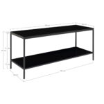 TV stovas Vita | 100 x 45 x 36 cm | Juoda