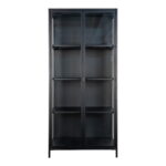 Brisbeno vitrinos spinta | 80 x 175 x 35 cm | Juoda
