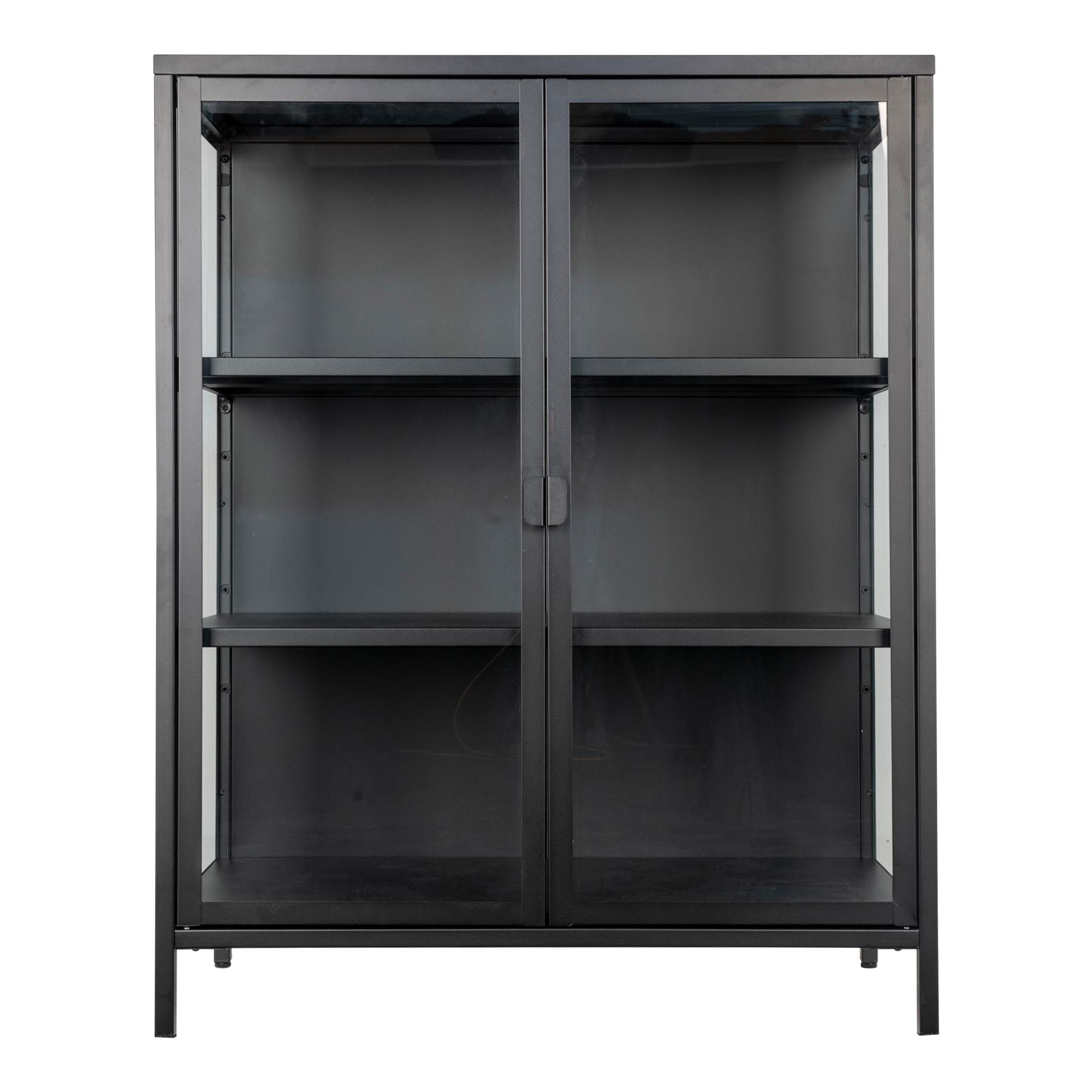 3001045 Brisbeno vitrinos spinta | 80 x 101 x 40 cm | Juoda