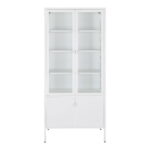 Brisbeno vitrinos spinta | 80 x 180 x 35 cm | Balta