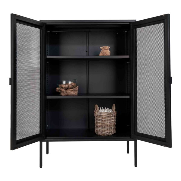 Melburno kabinetas | 80 x 120 x 40 cm | Juoda