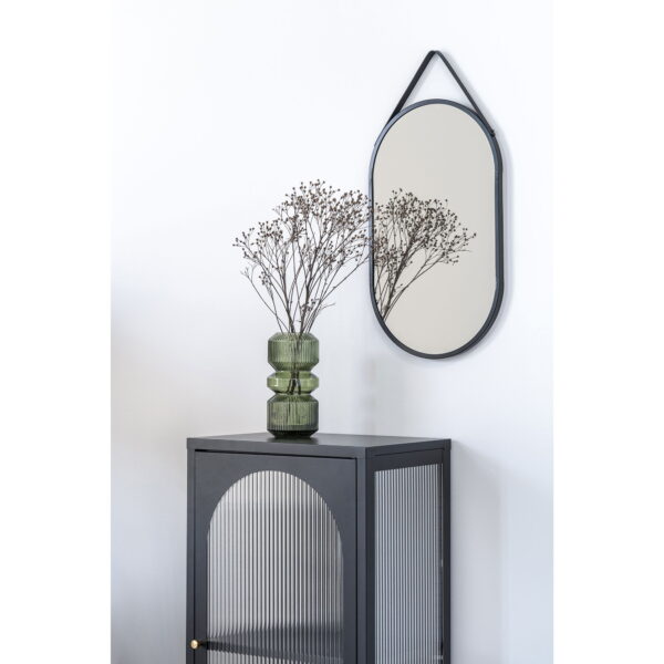 Adelaidės vitrininė spinta | 50 x 110 x 35 cm | Juoda