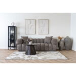 Brisbeno plona vitrininė spintelė | 40 x 140 x 35 cm | Juoda