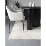 Rankų darbo kilimas | 160 x 230 cm | Balta | Ruda