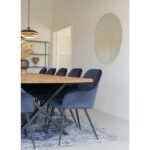 Apvalus veidrodis | 100 x 0,5 x 100 cm | Auksinė