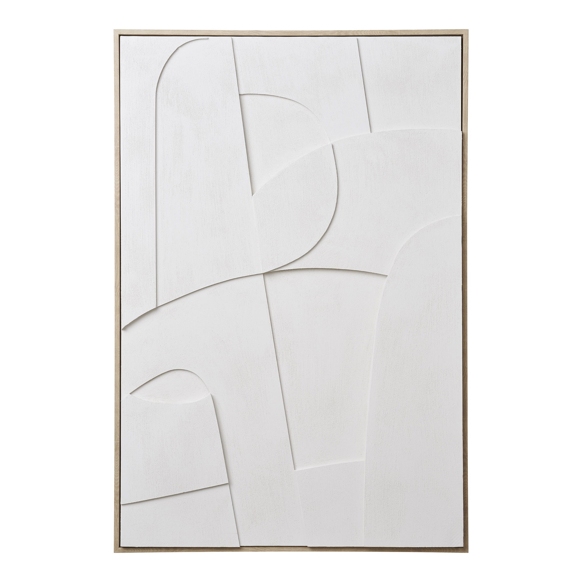 4981057 Reljefinis paveikslas | 60 x 90 x 3 cm | Balta