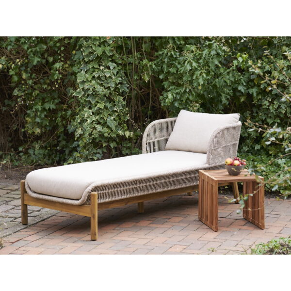 Sodo gultas su paminkštinimu | 87 x 72,6 x 190 cm | Ruda