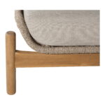 Sodo gultas su paminkštinimu | 87 x 72,6 x 190 cm | Ruda