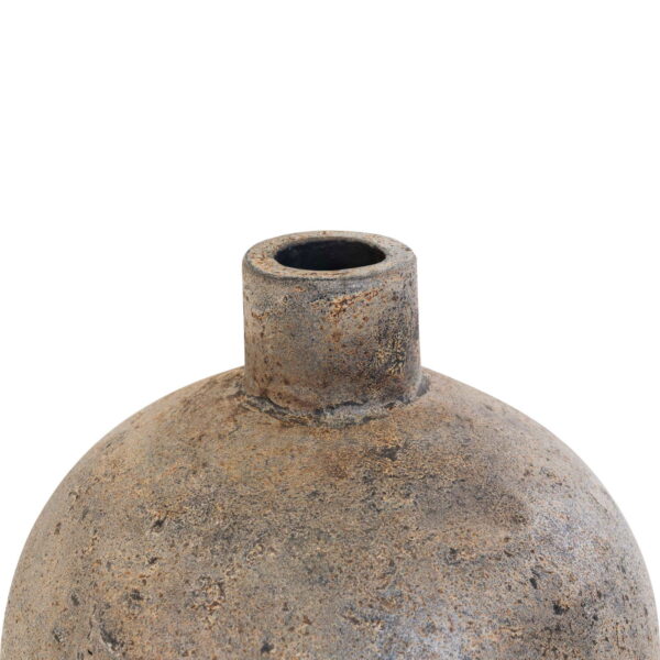 Terakota molio Dekoratyvinė vaza | 32 x 60 x 32 cm | Ruda